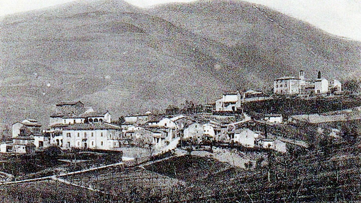 Historic postcard view of the former free territory of Cospaia