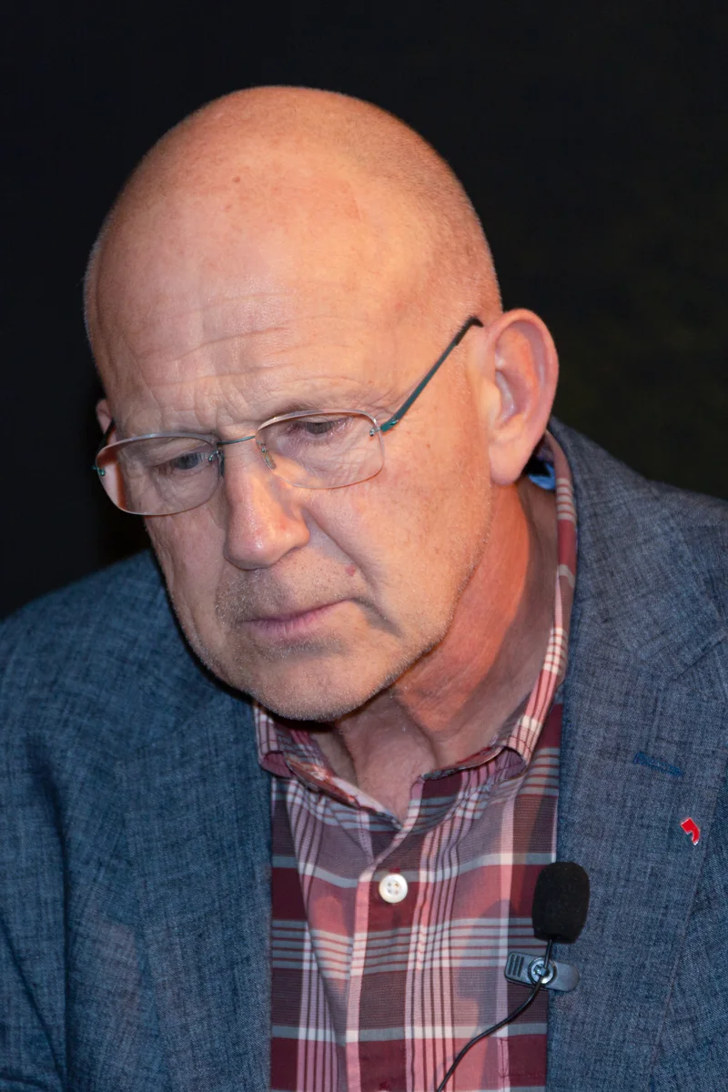 Historical portrait of Tim Parks by Sven Teschke, photographed in Germany in 2018